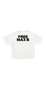 "FREE MAX" WHITE TEE