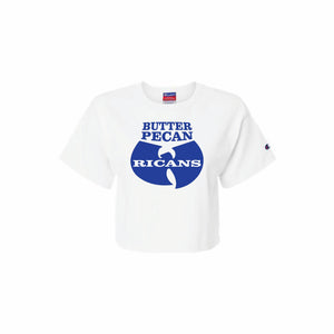 BUTTER PECAN RICANS "ICE CREAM" CROPPED TEE
