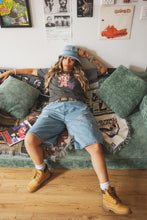 Load image into Gallery viewer, "CHERRY BLOSSOM" JEAN SHORTS