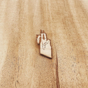 "KING GEEDORAH" WOODEN PIN SET