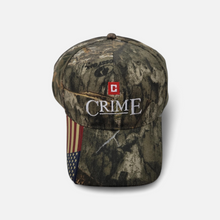 Load image into Gallery viewer, "CRIME" CHAPS CAMO CAP