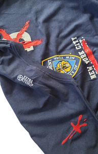 "FUCK NYPD" HANDPAINTED TEE