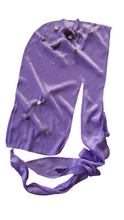Load image into Gallery viewer, &quot;FLORAL&quot; PURPLE 1 OF 1 DURAG