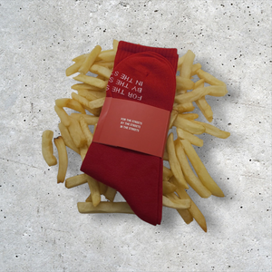 "LOGO" RED SOCKS