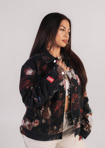 "FLOURISHING" FLORAL TRUCK JACKET