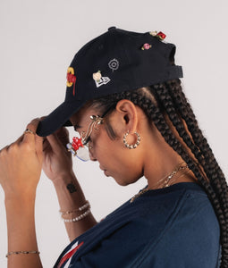 "FUCK NYPD" FLORAL HAT