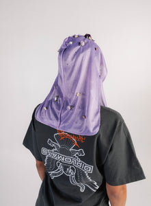 "FLORAL" PURPLE 1 OF 1 DURAG