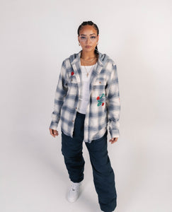 "GRIMEY" 1 OF 1 BLUE FLANNEL