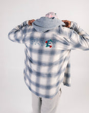 Load image into Gallery viewer, &quot;GRIMEY&quot; 1 OF 1 BLUE FLANNEL