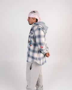 "GRIMEY" 1 OF 1 BLUE FLANNEL