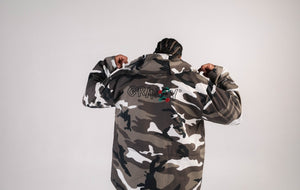 "GRIMEY" CAMO PULLOVER ANORAK