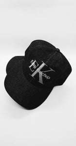 EXTRAKETCHUP "KLEIN" BLACK DENIM CAP