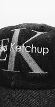 Load image into Gallery viewer, EXTRAKETCHUP &quot;KLEIN&quot; BLACK DENIM CAP