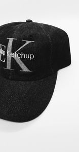 EXTRAKETCHUP "KLEIN" BLACK DENIM CAP