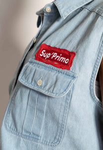 "SUPPRIMO" 1 OF 1 WOMEN'S DENIM VEST