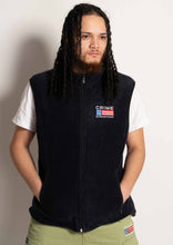Load image into Gallery viewer, &quot;CRIME CHAPS&quot; NAVY FLEECE VEST