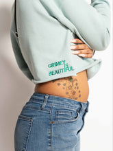 Load image into Gallery viewer, &quot;GRIMEY IS BEAUTIFUL&quot; CROP CREWNECK