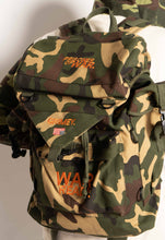 Load image into Gallery viewer, &quot;PRISONER OF WAR&quot; CAMO BOOKBAG