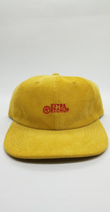 "EXTRAKETCHUP" CORDUROY HAT