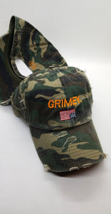 "GRIMEY USA" CAMOUFLAGE DAD HAT