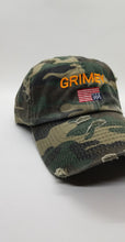 Load image into Gallery viewer, &quot;GRIMEY USA&quot; CAMOUFLAGE DAD HAT