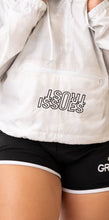Load image into Gallery viewer, &quot;GRIMEY IS BEAUTIFUL&quot; CROPPED WINDBREAKER JACKET