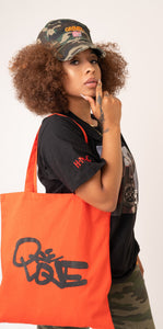 "ONE LOVE" CANVAS TOTE BAG