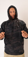 Load image into Gallery viewer, &quot;GRIMEY&quot; BLACK CAMOUFLAGE HOODIE