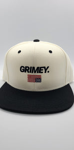 "GRIMEY USA" WHITE SNAPBACK