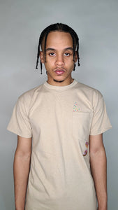 "AMERICA RUNS ON CRIME" POCKET TEE