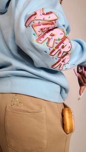 "LATTE" DYED FLEECE PANTS