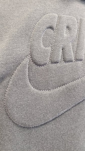 "DIDN'T DO IT" CRIME EMBOSSED HOODIE