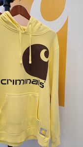 "CRIME IN PROGRESS" PULLOVER HOODIE