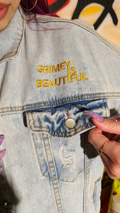 "CRIMINALSONLY" 1 OF 1 DENIM JACKET