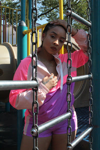 "WOMEN'S CRIMETECH 1 OF 1 PEACH SUIT"