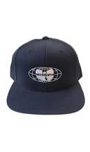 Load image into Gallery viewer, &quot;CRIME RULES EVERYTHING AROUND ME&quot; DARK NAVY SNAPBACK