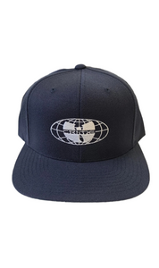 "CRIME RULES EVERYTHING AROUND ME" DARK NAVY SNAPBACK