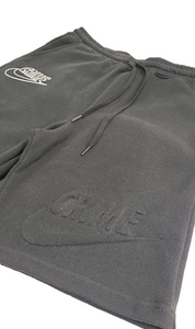 "DIDNT DO IT" SWEATSHORTS